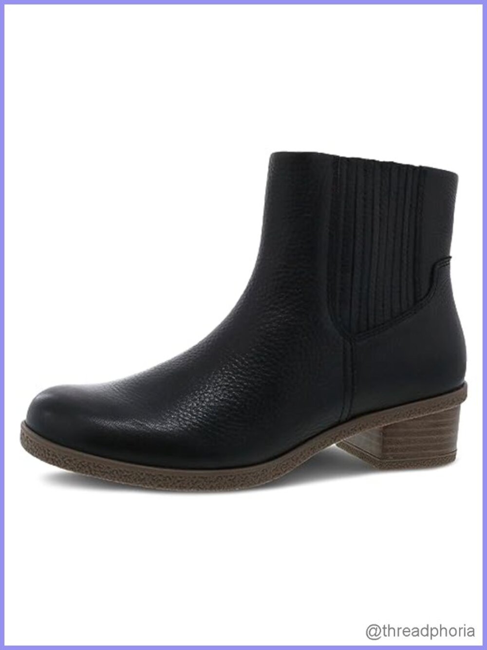 Waterproof Leather Chelsea Ankle Boot with Natural Arch Support